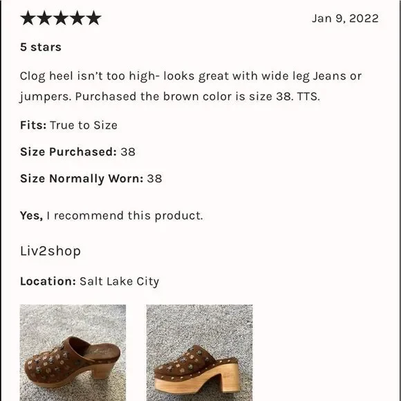 FREE PEOPLE CLAUDIA CLOGS NEW BROWN LEATHER